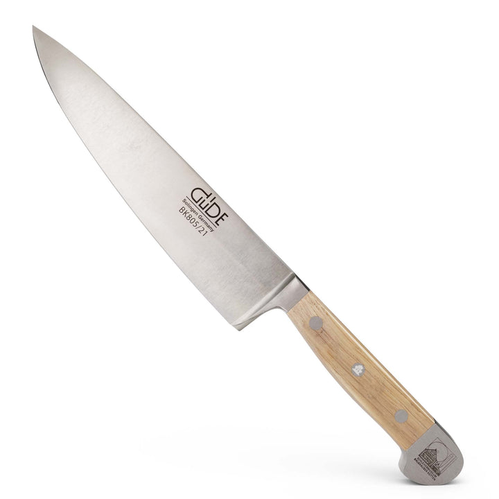 GÜDE Solingen - Kochmesser geschmiedet, 21 cm, Eichenholz Balkhauser Kotten, ALPHA BALK, Küchenmesse
