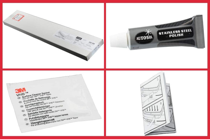 Avisa INOX Door sill Protectors Compatible with Volkswagen Golf VII 5-Doors & Variant 2012-2020 - 'S