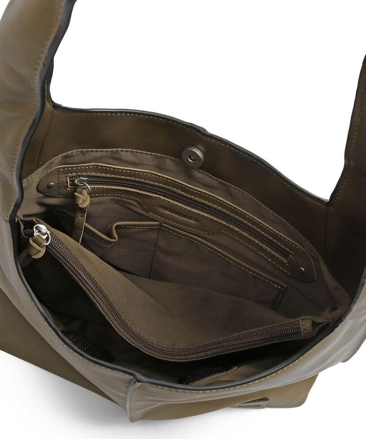 FREDsBRUDER FB122 Mini Hobo - Umhängetasche 24 cm Olive Green, Olive Green