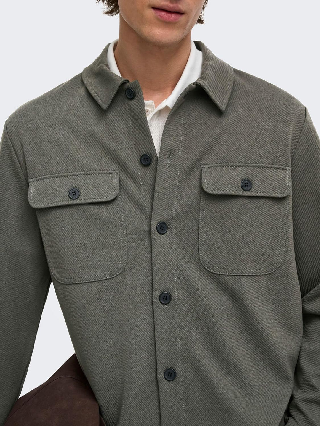Only & Sons Male Hemd ONSNEWKODYL Hemd | Shirt S Beluga, S Beluga
