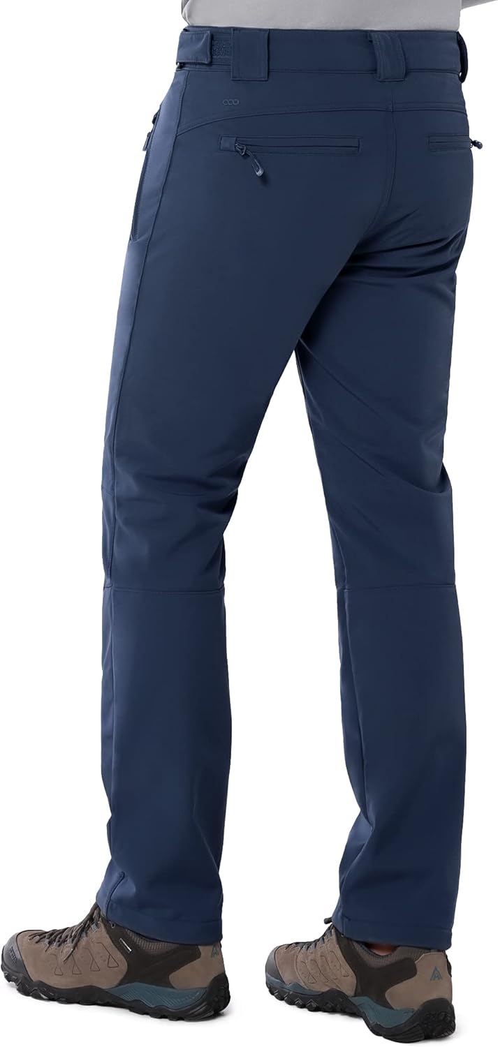 33,000ft Outdoorhose Herren Softshellhose Wasserdicht Winddicht Skihose Warm Fleece Gefüttert Arbeit