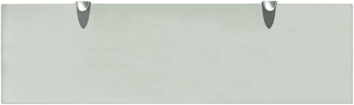 vidaXL Wand Regal Glasregal Glasboden Glasablage Badregal Mattiert 70x20 cm 8 mm Weiss 70 x 20 cm/1,