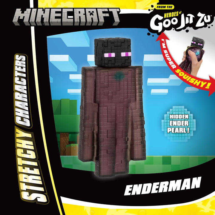 Heroes of Goo Jit Zu – Dehnbare Minecraft-Figuren, Enderman mit Enderperle zum Sammeln, einzigartige