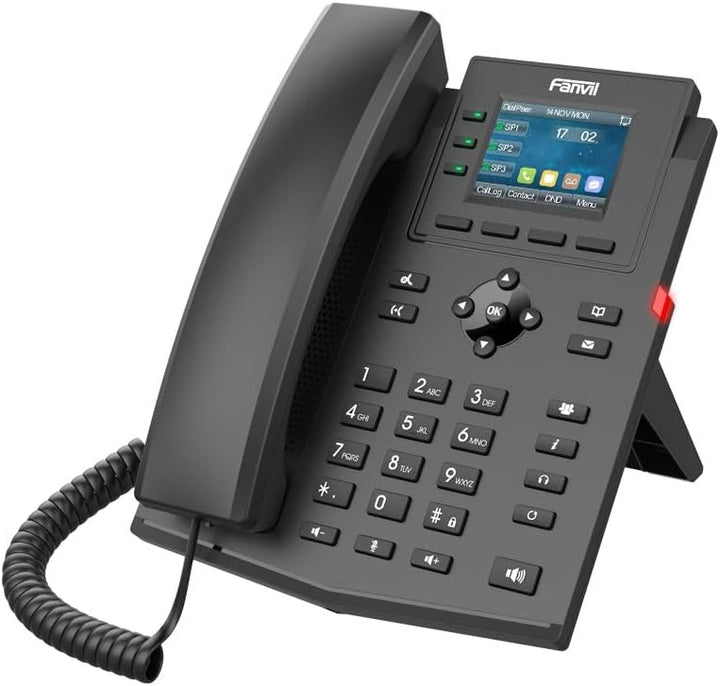 Fanvil X303P IP-Telefon Schwarz 4 Zeilen LCD