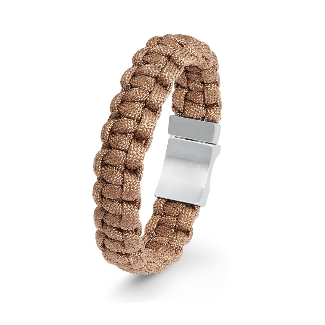 s.Oliver Herren Armband Edelstahl Nylon Geschenkidee Geburtstag Vatertag
