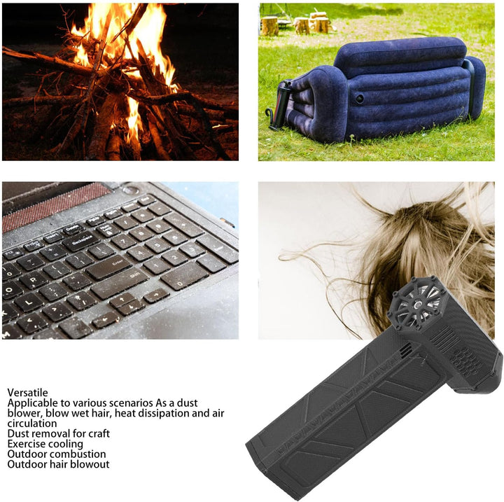 Jet Ventilator Gebläse, 110.000 U/min, Tragbares Jet Dry Mini Gebläse, Leistungsstarkes Turbofan Aut