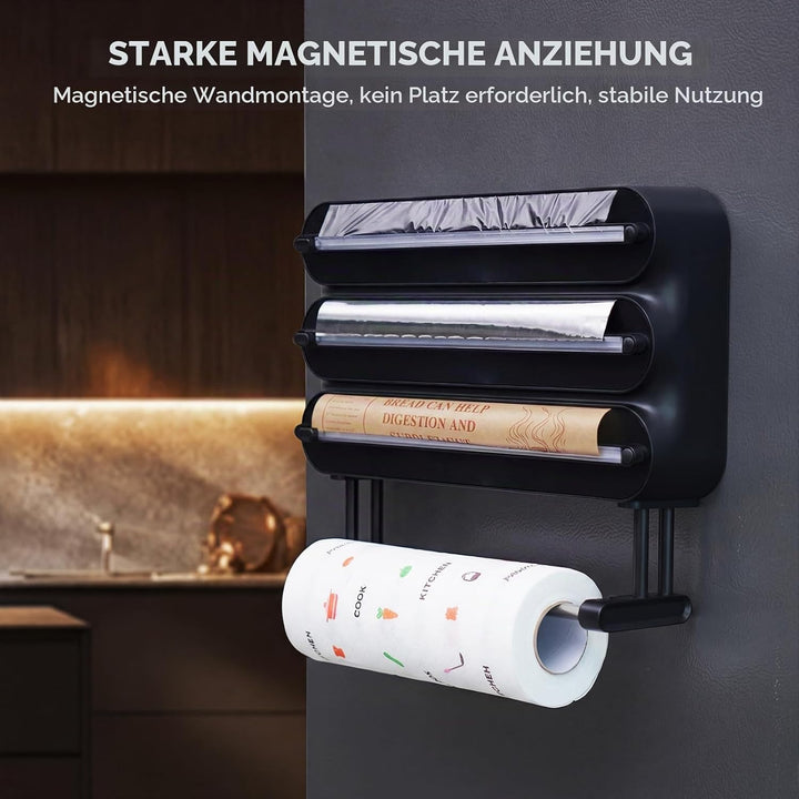 Küchenrollenhalter Wand,Frischhaltefolienspender und alufolie schublade,Alufolienspender und frischh