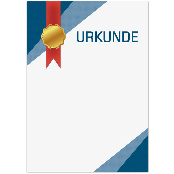 50 Stück Urkunde BAND Urkundenpapier 160g Papier A4 zum selbst bedrucken, 50