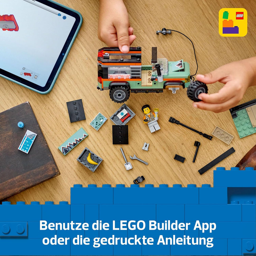 LEGO City Offroad Geländewagen - Bauspielzeug Set für Jungen und Mädchen ab 6 Jahren - Geschenk zum