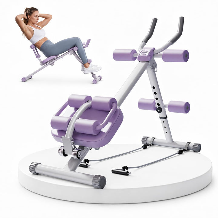 Abdominal Trainer Bauchtrainer Adjustable Abs Trainer for Home Gym Ganzkörpertrainer Foldable MAX 15