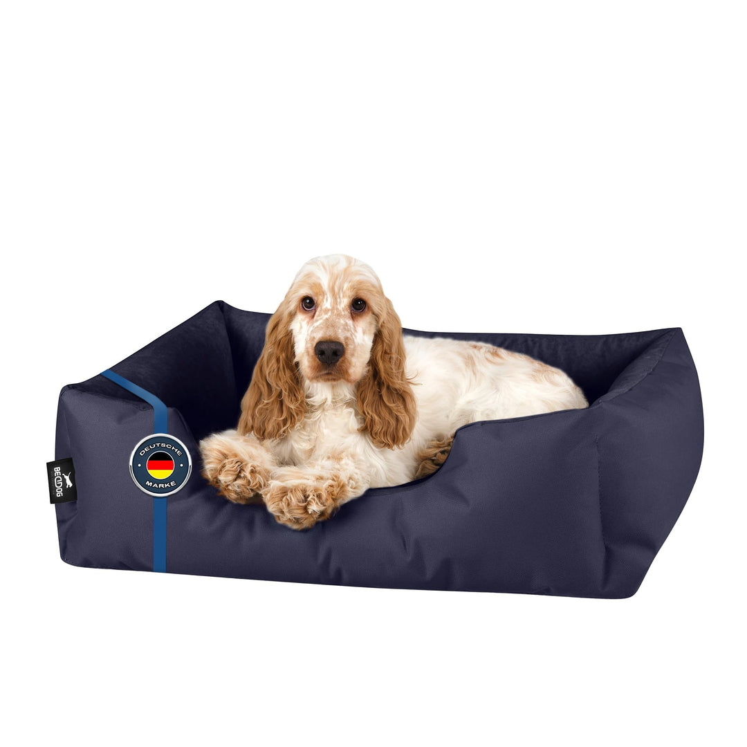 BedDog Hundebett Zara, Hundekissen mit abziehbaren waschbaren Bezug, Hundekorb, Hundesofa, für klein