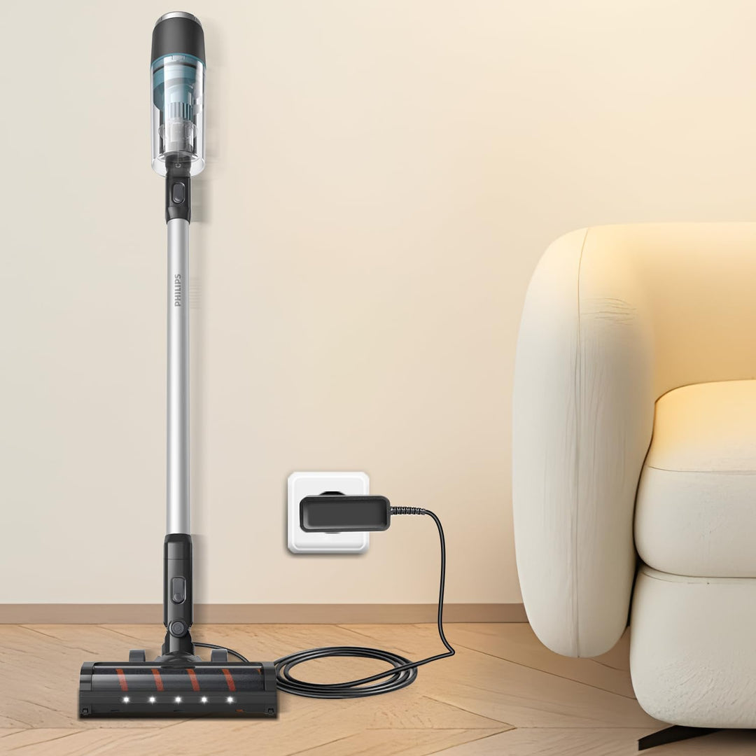 KFD Netzteil 32V 500mA Ladegerät Ladekabel für Philips SpeedPro Max Kabelloser Staubsauger 5000 Seri
