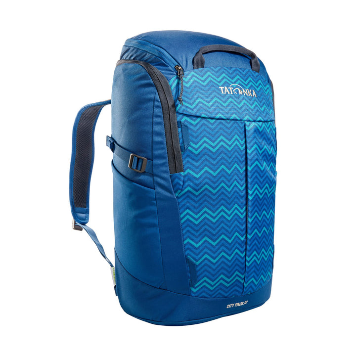 Tatonka Unisex City Pack 22 Daypack 22 Liter Blue Zig Zag, 22 Liter Blue Zig Zag