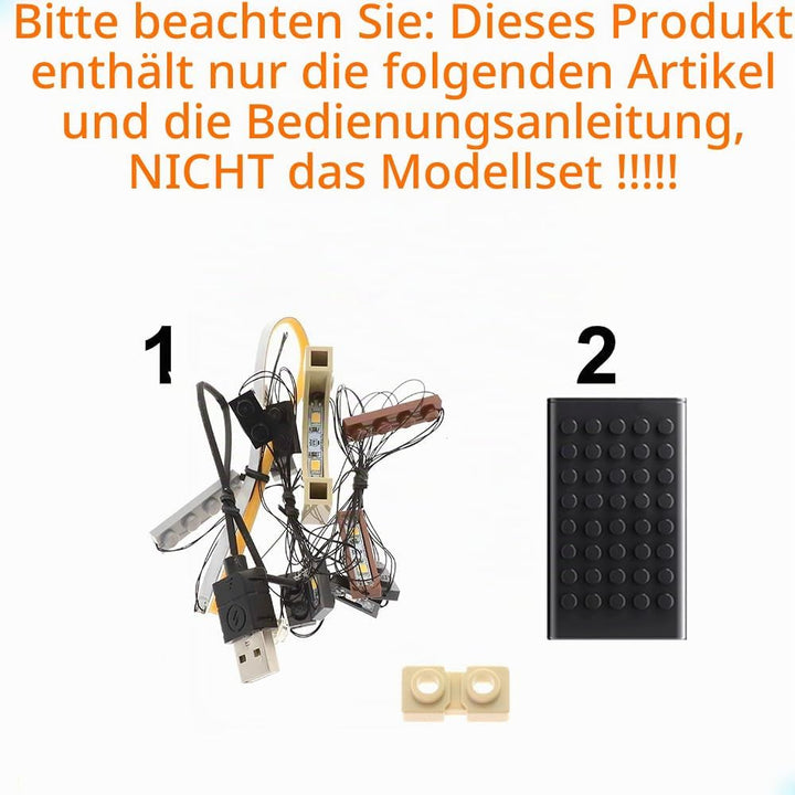 GEAMENT Ver.2024 LED Licht-Set Kompatibel mit Lego Harry Potter Schloss Hogwarts Die Grosse Halle 76