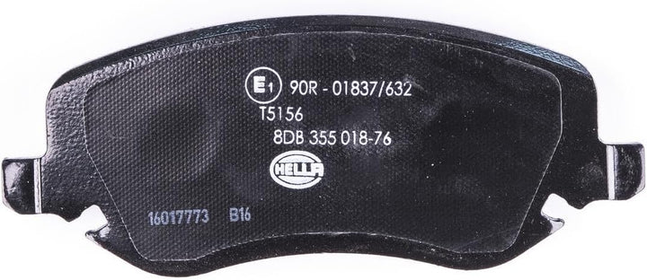 HELLA PAGID 8DB 355 018-761 Bremsbelagsatz - T5156 - Dicke/Stärke: 18.8mm - Bremssystem: Lucas - ink