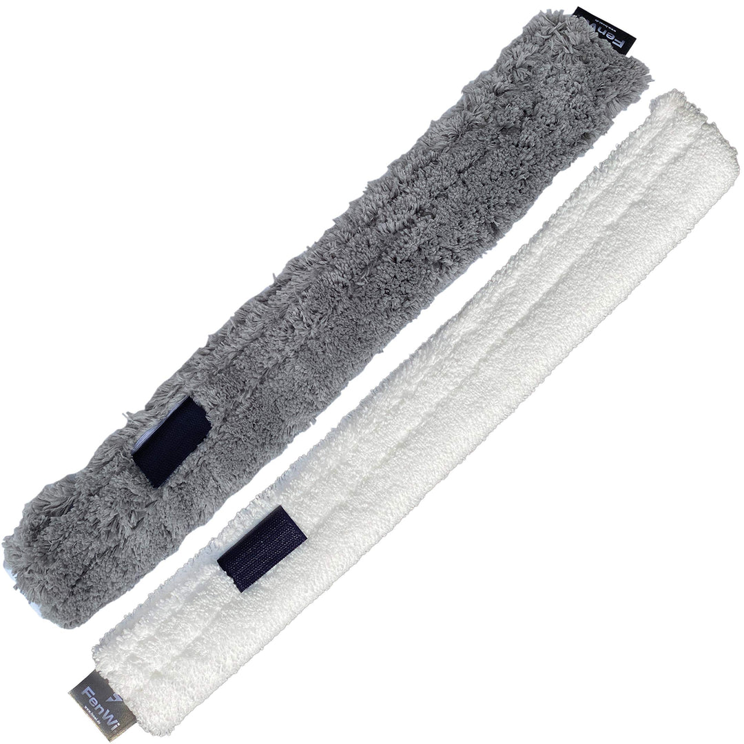 Ersatz-Wischbezug für Profi-Kombi-Fensterwischer im 2er-Set, Putzrolle (45/50cm), 45/50cm