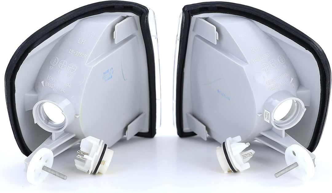 Carparts-Online Blinker Weiss Paar für Mercedes S-Klasse W126 Limousine 80-91