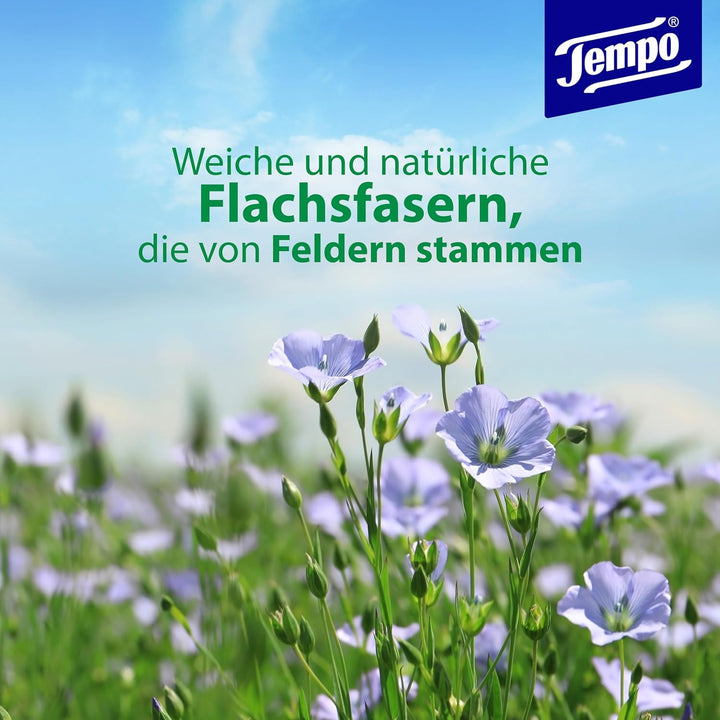 Tempo Sanft und Pflegend feuchtes Toilettenpapier Travelpack, Riesenpackung, 30 Stück