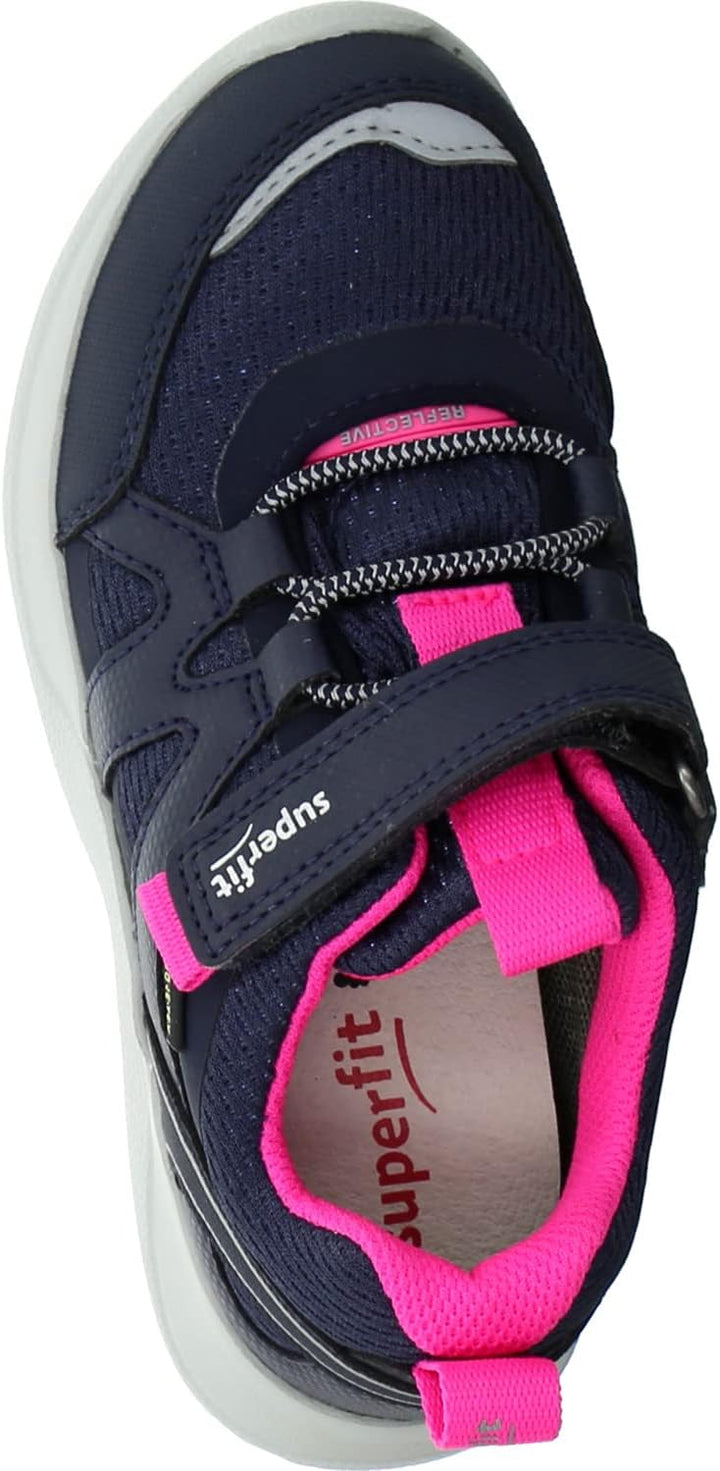 Superfit Mädchen Rush Gore-tex Sneaker 23 EU Blau Pink 8020, 23 EU Blau Pink 8020