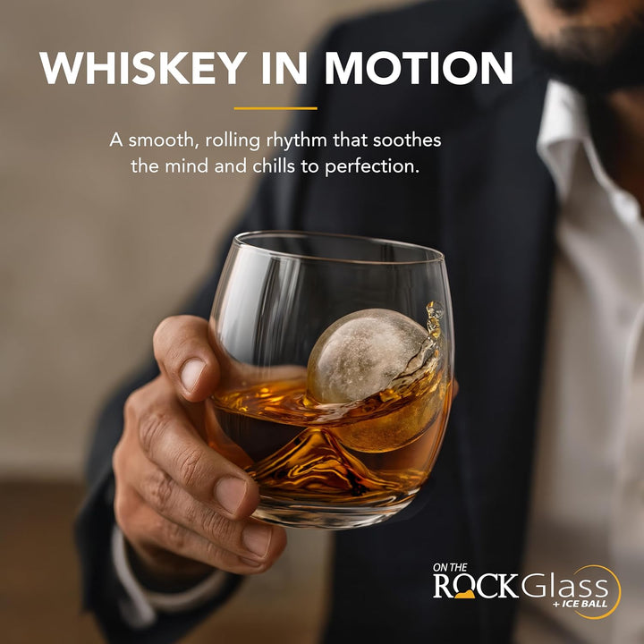 GHI on The Rock, Glas und Eiskugel Set