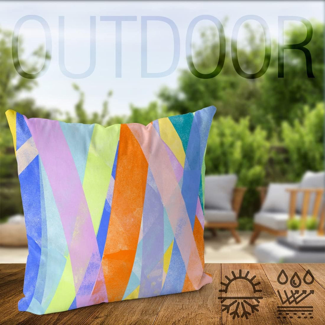 VOID Bunte Flächen Pastell Kissenbezug Kissenhülle Sofakissen Kissen Deko Outdoor-Kissen Dekokissen,