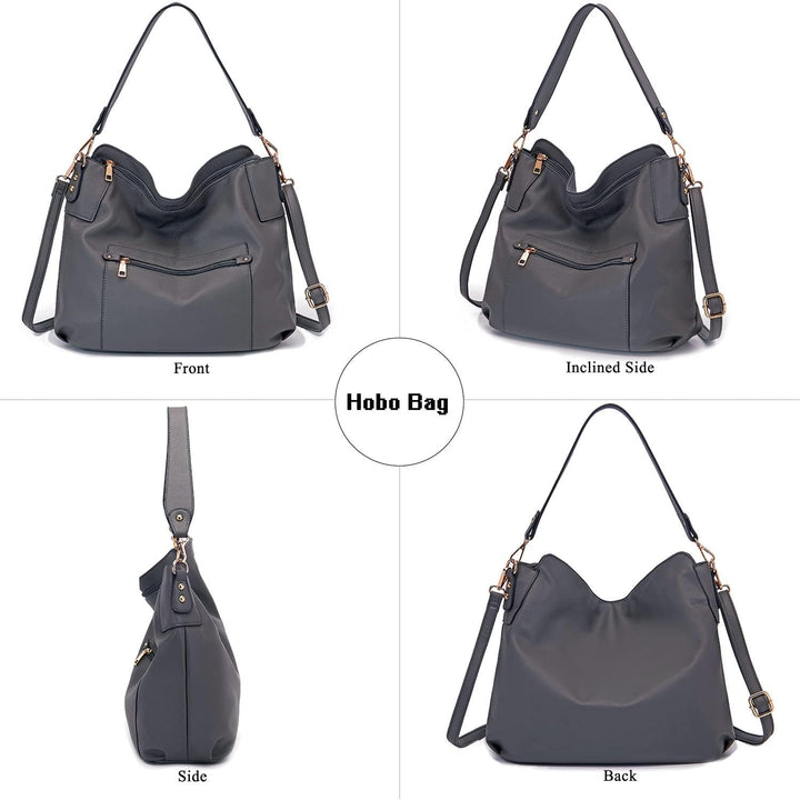 Idesort Grosse Umhängetasche, Damen-Handtaschen und Geldbörsen, Schulter- und Hobo-Taschen für Fraue