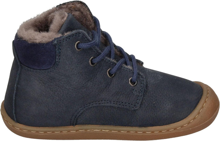 KOEL Barefoot Lauflernschuhe - Bill 2.0 Lambswool Cognac 20 EU Blau, 20 EU Blau