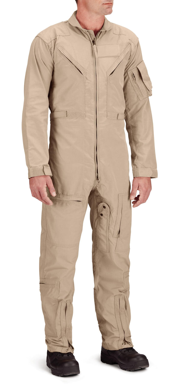 PROPPER F5115 CWU 27-P NOMEX Flight Suit Air Force Tan 44R