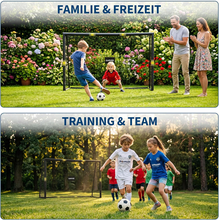 Fussballtore Für Garten Kinder Erwachsene Mit Rundum Polsterung &amp; Aufprallschutz - Fussballtor Wette