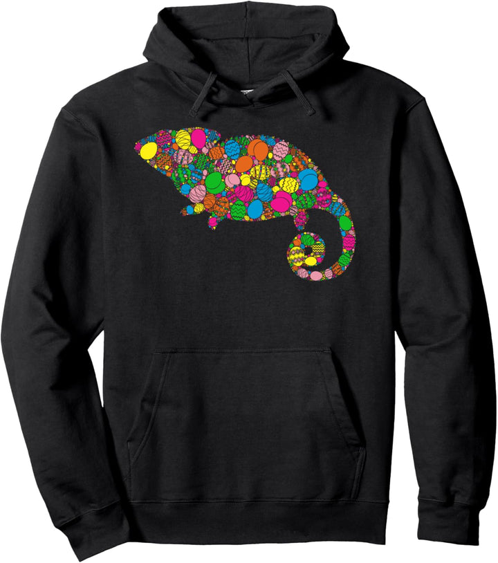 Bunte Ei Chamäleon Frauen Männer Kinder - Ostern Pullover Hoodie