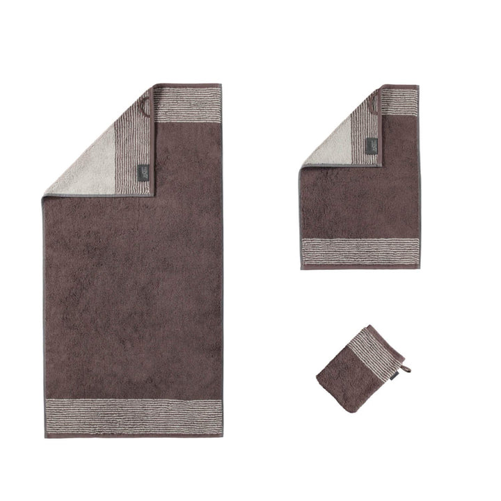 CAWÖ Home Handtücher Luxury Home Two-Tone 590 Pepper - 37 Duschtuch 80x150 cm, Duschtuch 80x150 cm