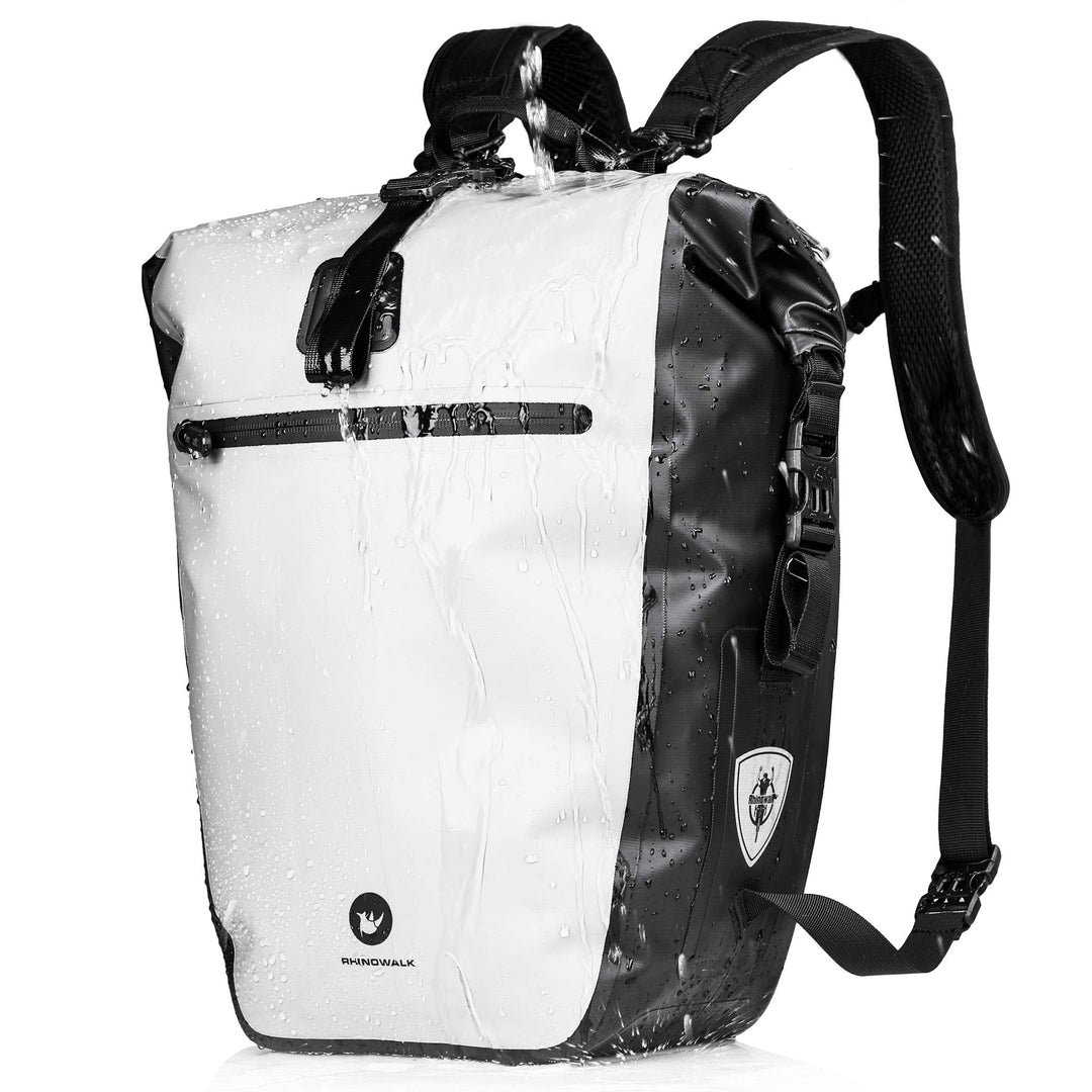 BAIGIO 3 in 1 Fahrradtasche für Gepäckträger 27-30L Wasserdicht Gepäckträgertasche Fahrrad Tasche hi