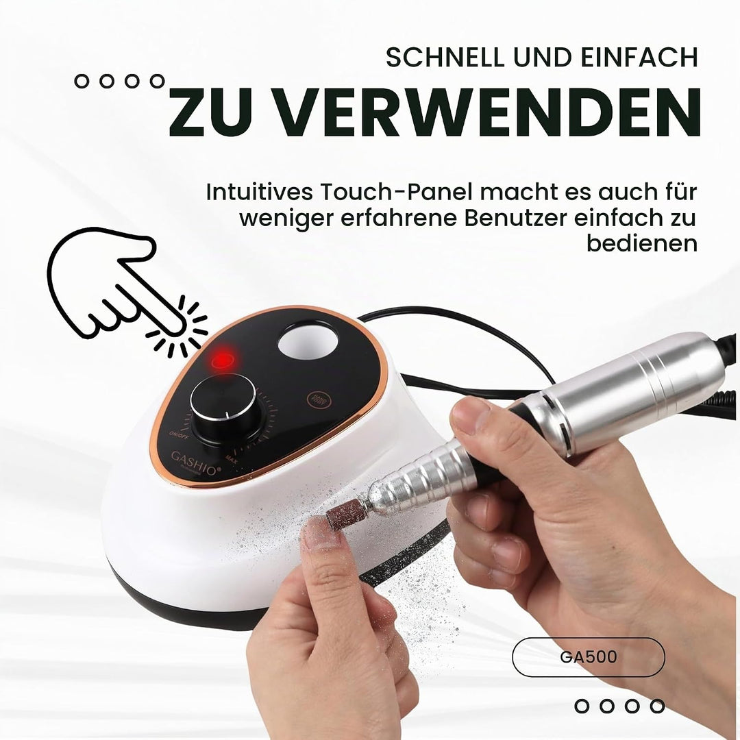 Nagelfräser für Gelnägel | Nail Drill 65W | Elektrische Nagelfeile | Maniküre Pediküre Set Elektrisc