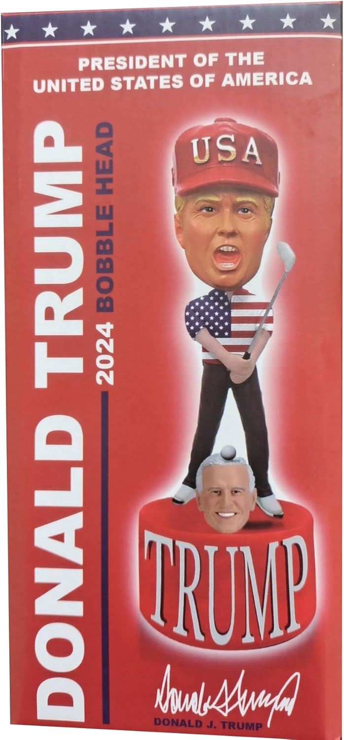 Donald Trump 2024 Collectibles Trump Merchandise für patriotische Amerikaner - Sprechender Wackelkop