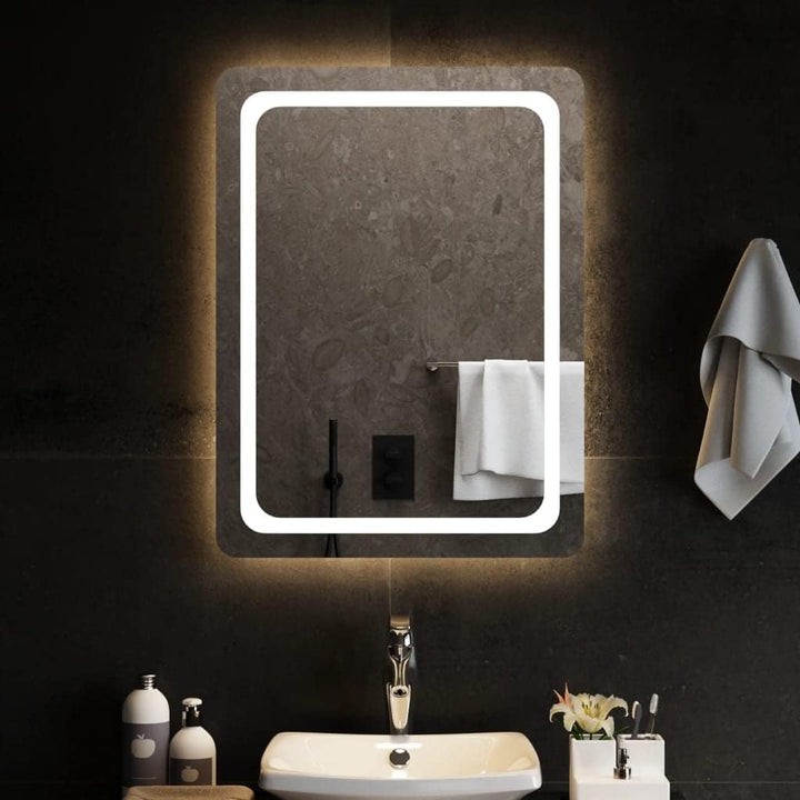 vidaXL LED Badspiegel Beleuchtung Wandspiegel Lichtspiegel Badezimmerspiegel Bad Spiegel Badezimmer