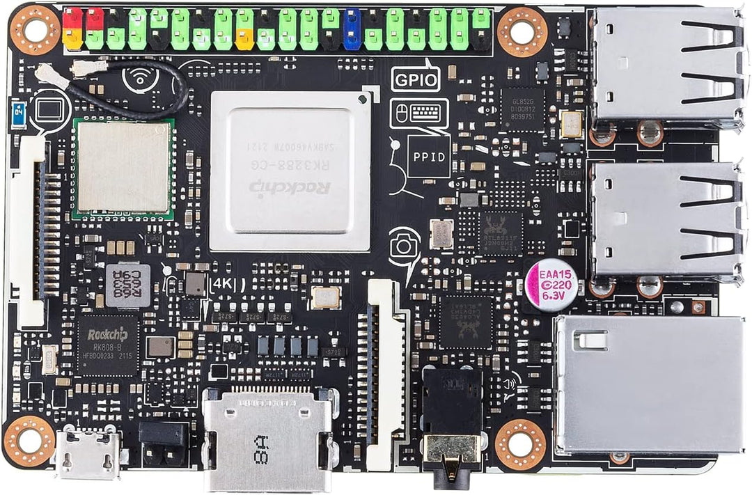ASUS Tinker Board R2.0 Single-Board-Computer (ARM-basiert, RK3288 Prozessor, 2GB LPDDR3 Speicher, Ma