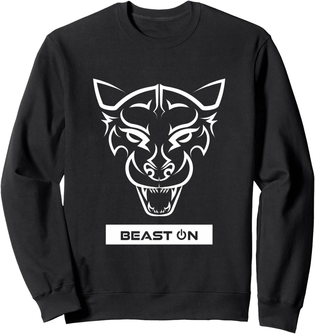 Panther Head Bodybuilding Gym Workout Gewinne Fitness Training Sweatshirt