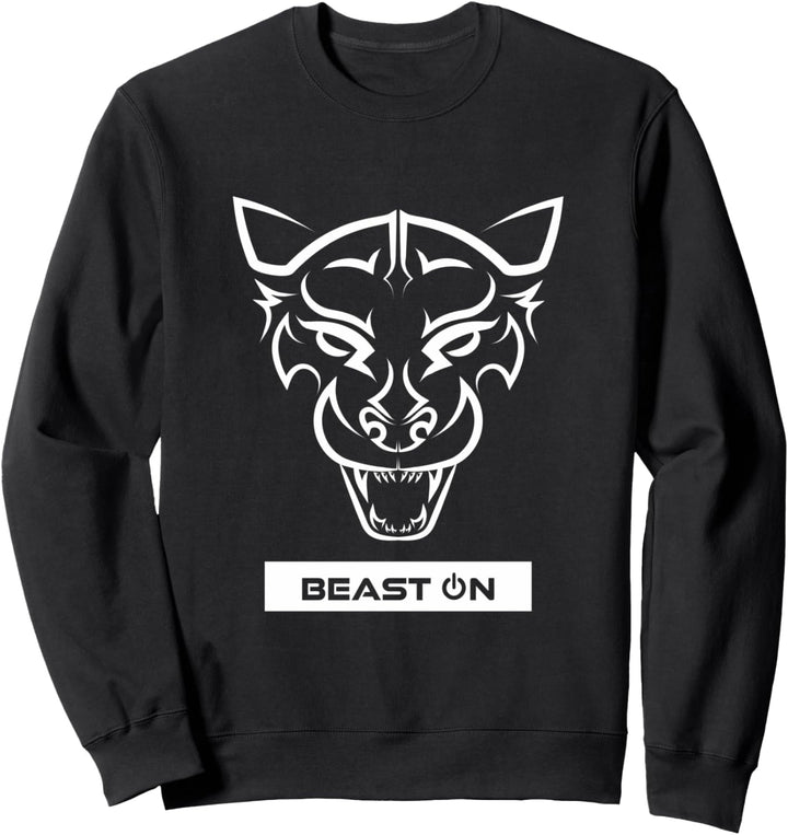 Panther Head Bodybuilding Gym Workout Gewinne Fitness Training Sweatshirt