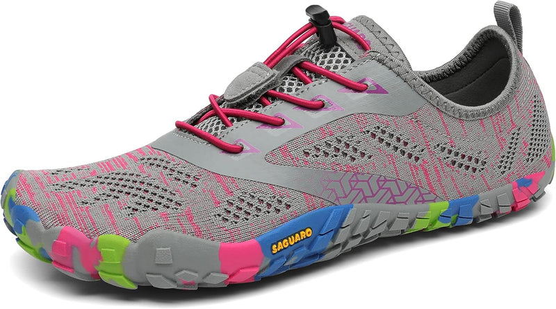 SAGUARO Herren Damen Barfussschuhe Outdoor Fitnessschuhe Sport Traillaufschuhe Gr. 36-48 36 EU Brill