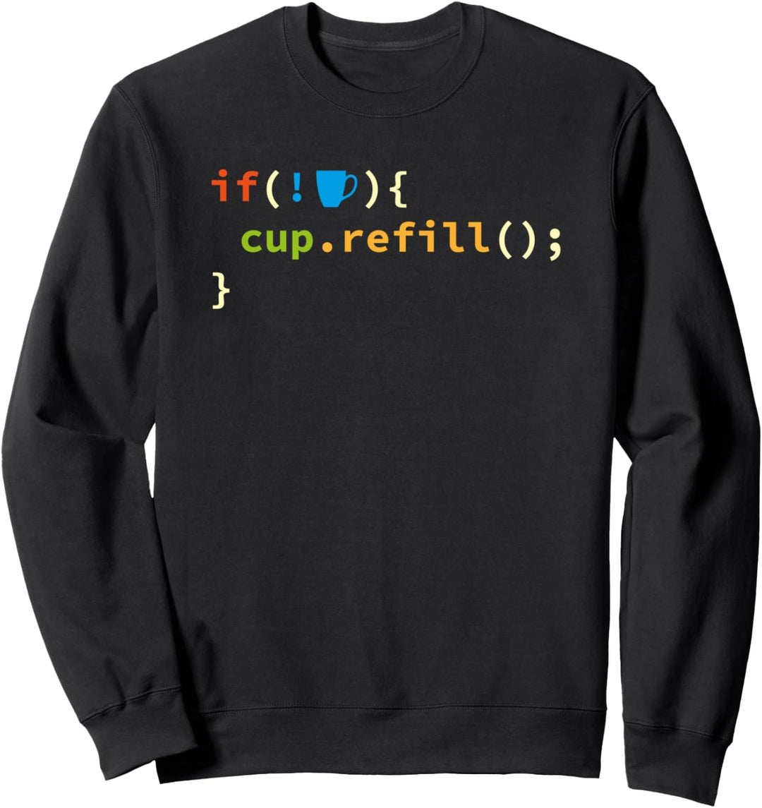 Developer Computer Scientist Geek Coder Nerd Script Syntax Sweatshirt
