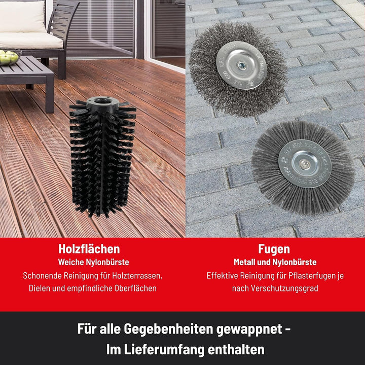 Güde GUB 160-500 Elektro-Universalbürste – 230 Volt, 500 Watt, 600 bis 1200 Umdrehungen pro Minute,