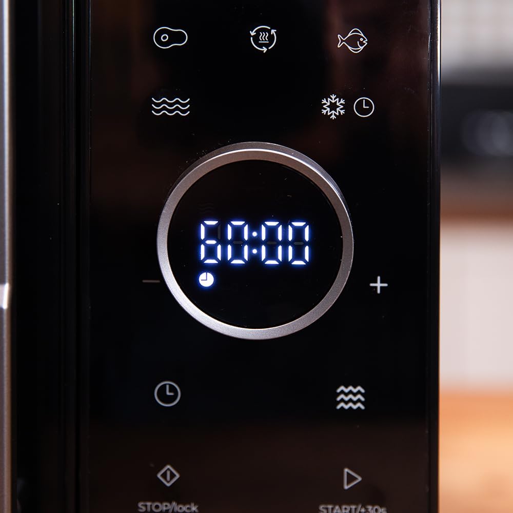 Cecotec Proclean 6120 Touchscreen-Mikrowelle mit Grill, 23 l, 800 W und 1000 W, Digital, gleichmässi
