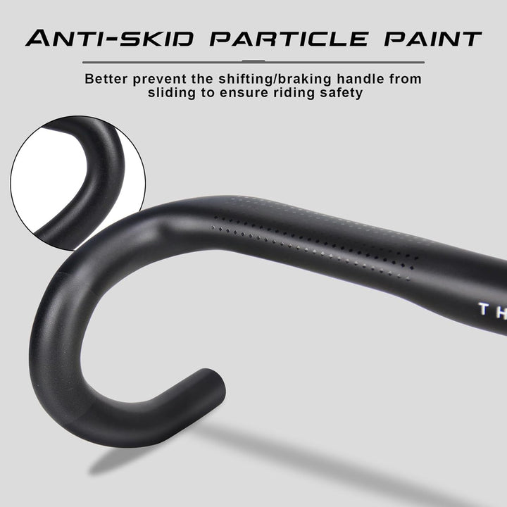 Alfa Pasca rennrad lenker 31.8 drop lenker kohlefaser rennrad lenker UD mat schwarz rennradlenker re