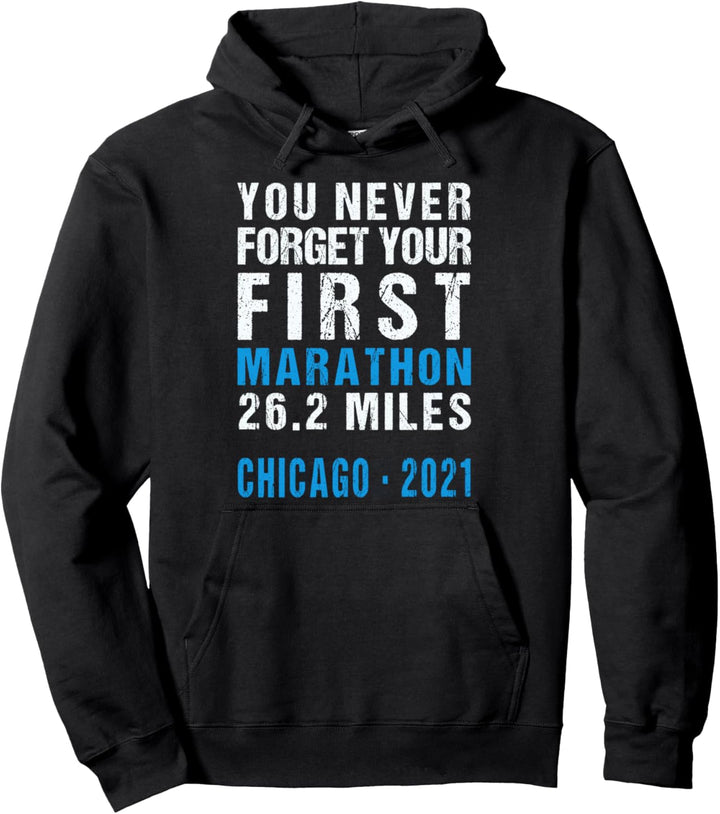 Chicago 2021 Illinois Vergessen Sie niemals Ihren ersten Pullover Hoodie