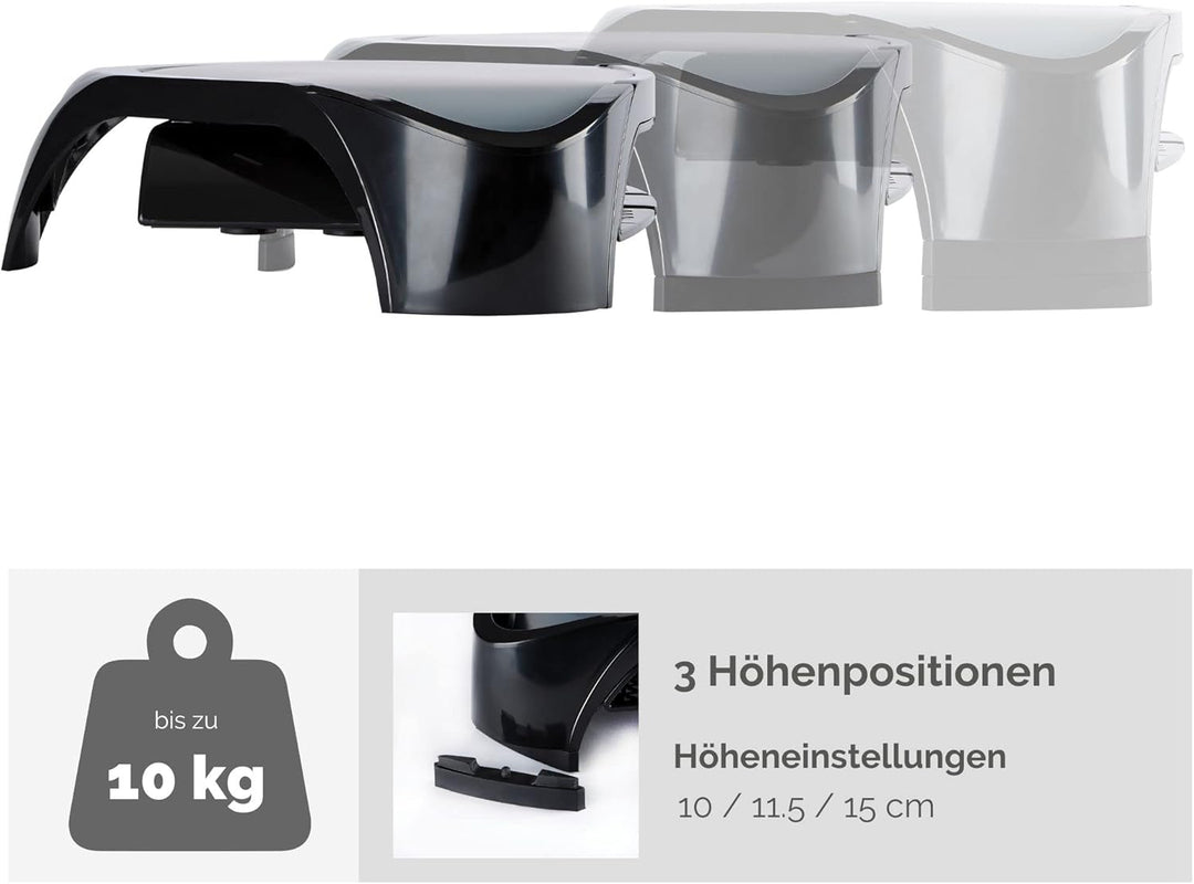 Fellowes Monitorständer Smart Suites Plus, höhenverstellbar, für Monitore bis 21 Zoll, platzsparende