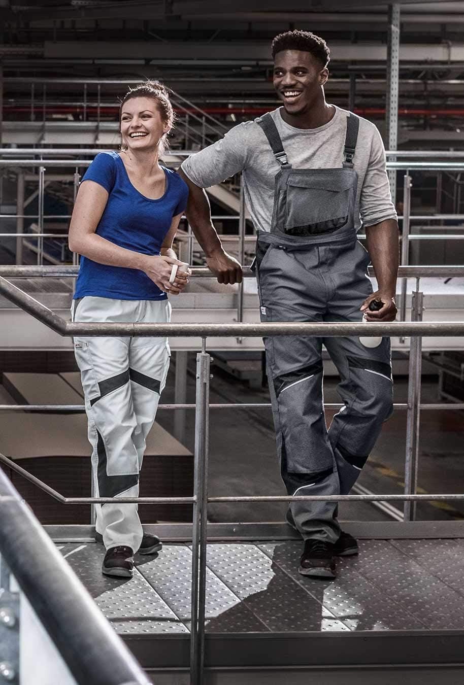 KÜBLER ACTIVIQ Latzhose 3250 42 Kbl.blau/Schwarz, 42 Kbl.blau/Schwarz