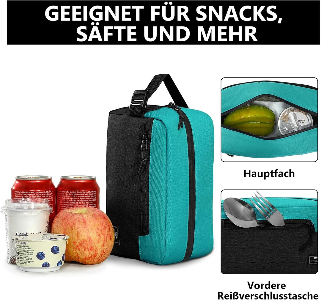 MIER Lunch Tasche Gefrierbare Kühltasche SnackboxKleine gefrierfähige Mini-Kühltasche mit Isolierung