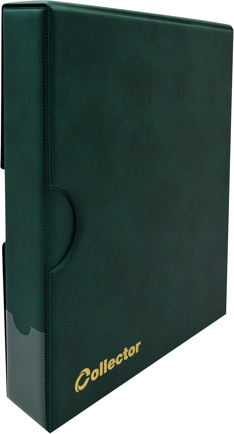 COLLECTOR Banknotenalbum mit Schutzkassette Etui für Verschiedene Banknoten-Grössen - mit Seiten und