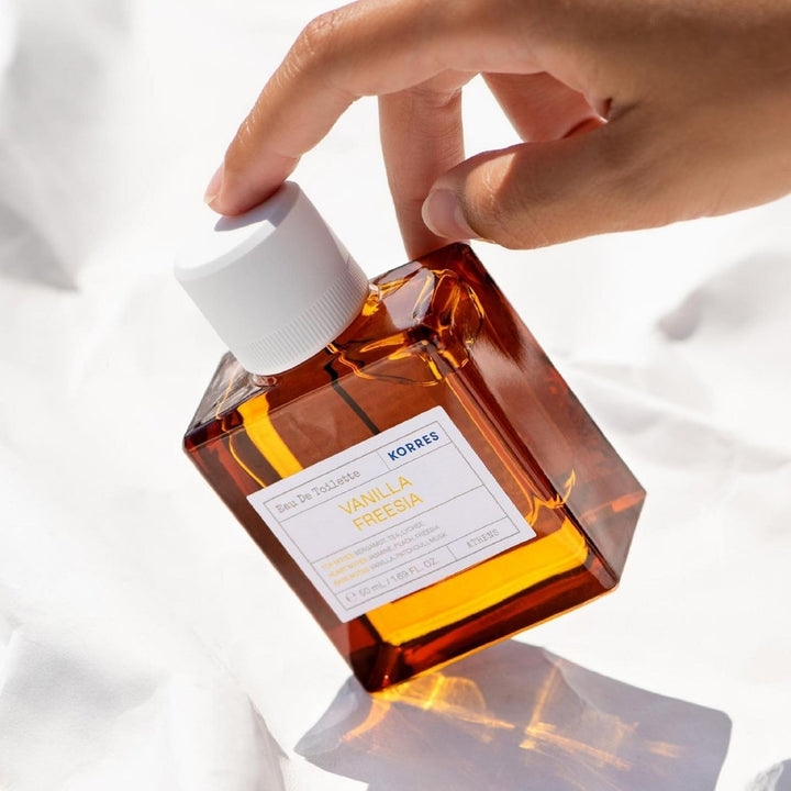 KORRES VANILLA FREESIA Eau De Toilette für Damen, blumig & eleganter Damenduft, dermatologisch getes