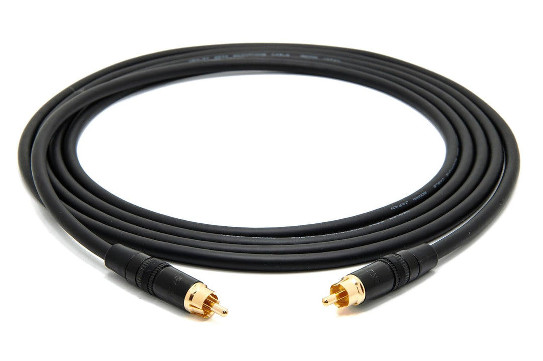 enoaudio Mogami 2534 Quad Professionel Studio Kabel | Neutrik Gold Cinch RCA | HiFi, 1,0 m, 1,0 m